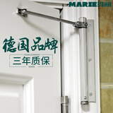 玛丽自动家用关门器小型简易闭门器自动关门神器隐形门合页关门弹簧 滚轮2.0-大号-亮银色