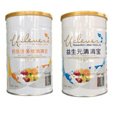 星聪清清宝金银花宝宝菊花晶精罐装降0-13儿童奶伴侣 钙铁锌+益生元共 2罐