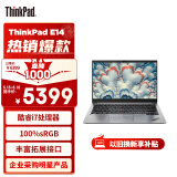 ThinkPad E14 14英寸轻薄便携联想笔记本电脑 酷睿i7-1260P 16G 512G 100%sRGB 银 丰富接口
