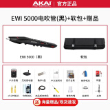 DzMaster官方进口soloC电吹管EWI5000初学者雅佳电萨克斯单双簧管长笛乐器 EWI5000黑色+软包+大礼包