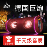 森林之声（VOTF） M8 蓝牙音箱无线便携式大音量户外防水超重低音炮高音质立体声新款车载骑行小型电脑音响家用 中国红 官方标配