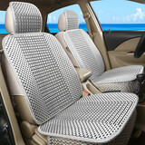 四季通用汽车内冰丝座套小车全套装饰车上用品全包五件套座椅坐垫 简约款 雅典灰