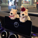 迪加伦下司多巴胺潦草小狗汽车怀档装饰液晶屏车载内饰雨刮器转向灯摆件