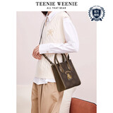 Teenie Weenie手提斜跨包女美拉德包包TW小熊老花琴谱包520礼物托特包