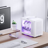 乔思伯（JONSBO）C6 MAX 白色 手提式MATX机箱（侧透/四面MESH板/5风扇位/SFX/ATX电源/≤170mm散热器/335mm显卡）