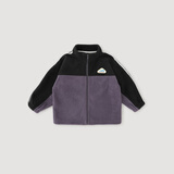巴厘小猪（BALIPIG）宝宝外套秋冬季男童外衣加绒加厚保暖女童上衣2024新 暮山紫 110 cm