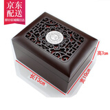 观玉珠宝首饰盒木质 佛珠手串手链手镯包装 项链戒指把件文玩七夕礼物 把件盒13*10*7