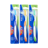 三笑X6纤丝多效软毛牙刷硅胶彩色防滑刷柄家庭装 纤丝多效 3支