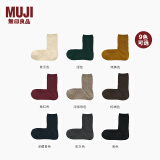 无印良品 MUJI 女式 合脚直角 缆绳袜 袜子 DAJ13C1A 象牙色 23-25cm/36-40码