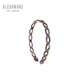 亚历山大（ALEXANDRE DE PARIS）发饰经典百搭发箍时尚镂空发饰欧美风头箍1573O古铜色女朋友礼物