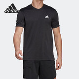 阿迪达斯 （adidas）男子夏季运动健身透气T恤HT9052 M