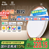 FSL佛山照明吸顶灯智能灯具现代简约儿童房走廊玄关24W宇汐包安装