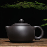 书雅宜兴紫砂壶全手工泡茶壶茶具大容量紫泥 紫泥大西施400