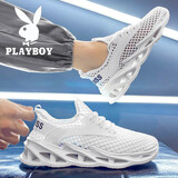 花花公子凉鞋男鞋2025春夏季新款透气室外沙滩运动镂空软底网面潮鞋子男 白色 CPL1228631 42