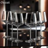 Ocean进口红酒杯葡萄酒杯家用高脚杯玻璃酒具435ML6支
