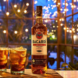 百加得（Bacardi）洋酒 醇香朗姆香料配制酒 基酒调酒 烘焙朗姆酒700ml  