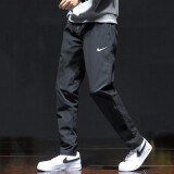 耐克（NIKE）官方舰店薄款男裤 2025夏季新款跑步训练运动裤透气休闲长裤 010/建议拍小一码 L (175/80A)