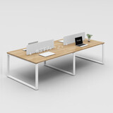 YOE.FTY工位办公桌工作台简约现代屏风职员桌双人四人位员工办公桌椅组合 4人位