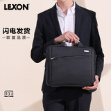 乐上（LEXON）手提电脑包13.3英寸笔记本单肩包斜挎商务公文包休闲电脑背包