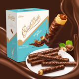 金帝珍爱榛仁夹心巧克力威化棒720g休闲零食圣诞节礼物网红零食巧克力礼盒装 珍爱榛仁夹心脆