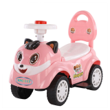 脉驰多功能儿童扭扭车1-3岁宝宝滑行车四轮带音乐溜溜车玩具车 粉色