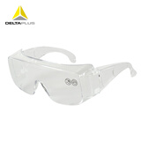 代尔塔 防灰尘风沙护目镜挡风防护骑行眼镜 工厂访客 透明摩托车劳保男 打磨防飞溅 101131访客眼镜