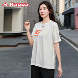 Kappa 女装短袖图案衫春季新款-K0922TD80 韩国白-012 L