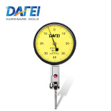 DAFEI杠杆百分表防震一套校表头红宝石测头0-0.8mm磁性表座千分表精度0.001—大表盘百分表0.01
