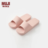 无印良品（MUJI）男女通用 室内用浴室拖鞋 男式女式 洗澡防滑凉鞋一字拖 浅粉色 M 265mm/43码(2.5)