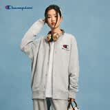 Champion冠军卫衣24春季新款棒球领卫衣男美式休闲刺绣开衫外套女 灰色 M