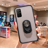 鸿伟科 手机指环扣支架磁吸车载i旋转懒人支架苹果三星华为手机等手机通用 纯色磁吸支架-黑色