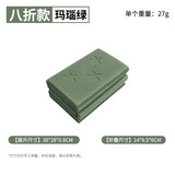 列步户外折叠坐垫便携隔凉防潮泡沫草地野外小坐垫地垫公交随身屁垫子 加厚星星款/绿色【无收纳袋】