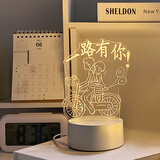 OIMG生日礼物女生母亲节520送女友妈妈女孩男生给女朋友的小创意实用 一路有你(三色变光 )带礼盒礼袋