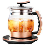 和庭全自动养生壶2.5L大容量加厚玻璃多功能烧水壶黑茶器煮花茶壶 2.5L裸机