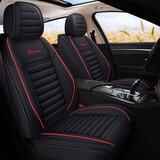 布兰特 汽车座套全包布艺座垫仿亚麻坐垫四季通用座椅套垫卡通座包五座 A31神秘黑-标准版