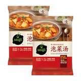 必品阁（bibigo）希杰必品阁bibigo韩式泡菜汤酱速食韩国辣白菜火锅汤底网红 泡菜汤460g*2