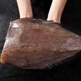 渔游记鲽鱼格陵兰比目鱼深海鲽鱼身去头去尾超大碟鱼比目鱼鸦片鱼蝶鱼 超大鲽鱼身450g -550g*2只（净重） 1000g