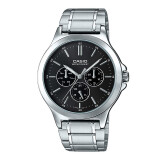卡西欧（CASIO） 卡西欧(CASIO)手表商务男士运动防水三眼指针时尚石英腕表送男友 MTP-V300D-1A