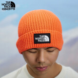 The North Face 北面毛线帽男女同款秋冬款运动户外休闲针织帽保暖冷帽冬帽3FJW 3FJX-LV3/40cm/橘色 均码