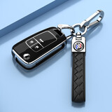 赤鲨适用别克英朗汽车钥匙套改款精英型扣男女车内装饰保护壳扣包 B款黑壳+黑色双扣
