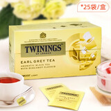 川宁（TWININGS） 英国 豪门伯爵红茶 进口茶叶 办公室下午茶烘焙奶茶茶粉独立茶包 川宁浓香型红茶2g*25袋 27年12月