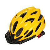 多孔透气代驾外卖骑行运动一体成型夏季头盔通风超轻男女通用均码 002黄色一个 均码