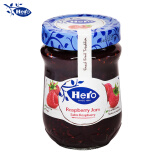 英雄 HERO 西班牙进口  桑子（覆盆子）果酱（果肉含量50%） 冰淇淋酸奶面包烘焙伴侣 340g