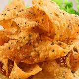 麦索罗界首助农馆手工油炸焦叶子芝麻麻叶子酥脆馓子麻花蕉叶子安徽特产 麻叶1斤+馓子1斤