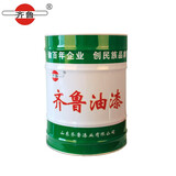 齐鲁 油漆 中黄醇酸调和漆 管道铁栏杆金属防锈漆 中黄色 2kg*6桶装