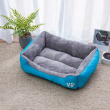 凯莉狗窝宠物泰迪狗狗垫子猫窝四季通用窝垫糖果大小型犬通用狗窝猫窝 糖果窝天蓝色 55*40cm(建议10斤内)