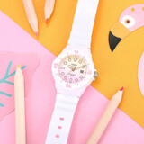 卡西欧（CASIO）学生手表 男女儿童手表运动表 日期显示夜光防水指针石英表 LRW-200H-4E2