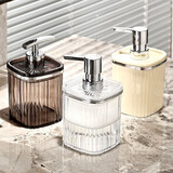 尊慕斯（ZUNMOS）洗手液瓶子轻奢高颜值分装瓶沐浴露洗衣液洗洁精按压瓶空瓶 便捷乳液分装瓶【灰粽色】