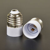 E14转e27螺口转换器灯口转换器转换灯座E14小螺口转e27大螺口 外E27内E14【2个装】