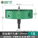 百威狮（Berry Lion）双金属开孔器 木工打孔钻头木板筒灯铁皮石膏板开口扩孔器 120mm